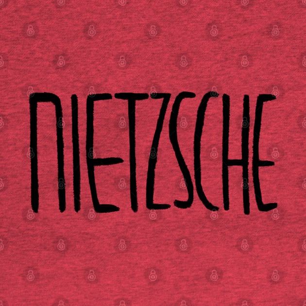 German philosopher, Friedrich Nietzsche by badlydrawnbabe